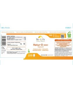Natur-D 2000, 100 capsules